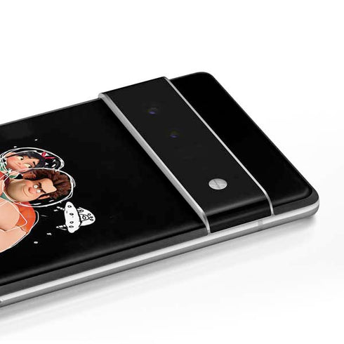 Disney Wreck-it Ralph And Vanellope Space Sketch Google Pixel 6 Pro Skin